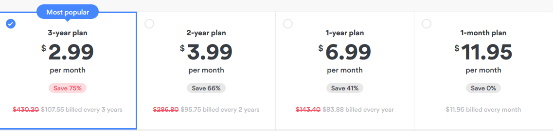 NordVPN Pricing