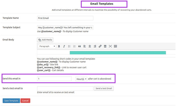 edit email templates