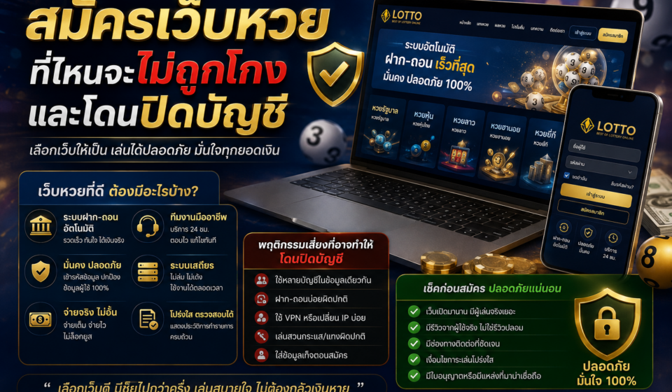 สมัครเว็บหวย